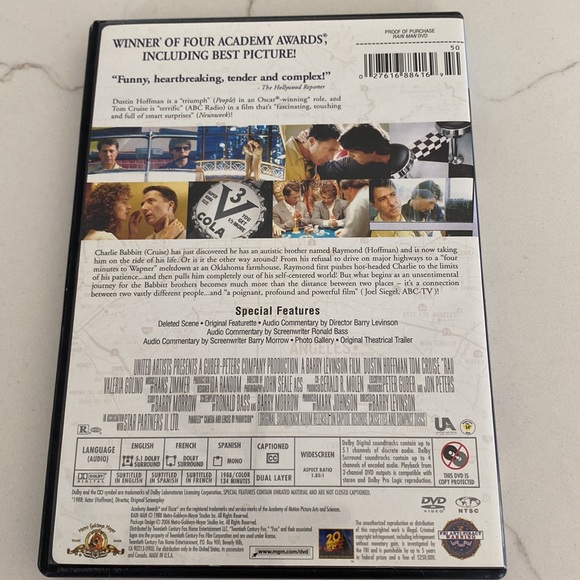 Rain Man DVD - Picture 2 of 4